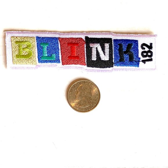 Blink 182 patch band iron on rock punk pop DIY 90s - Picture 1 of 1